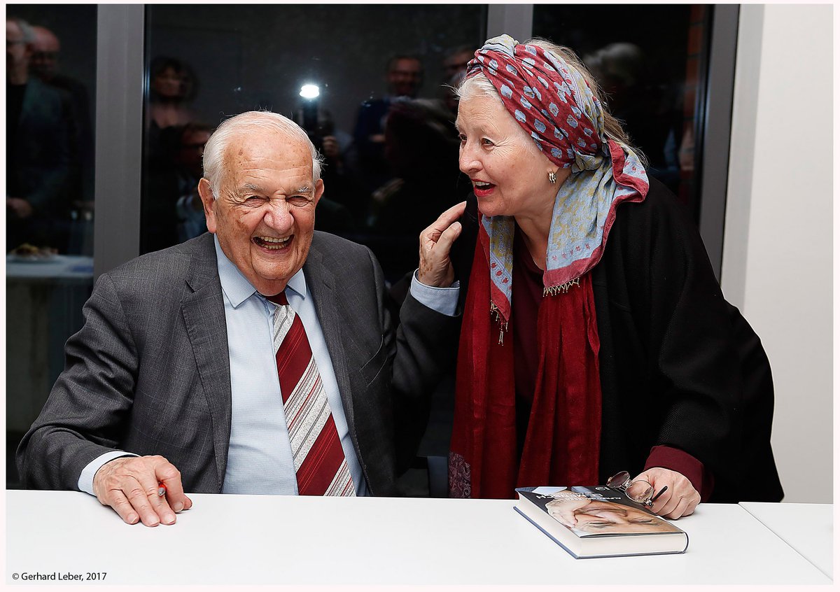 Alfred Grosser und Hanna Schygulla