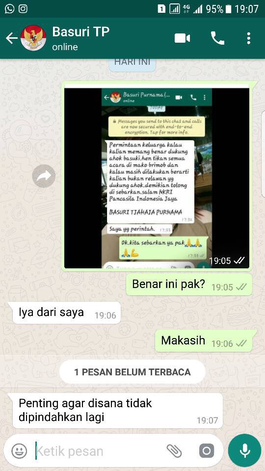 sejutatemanid's tweet photo. (confirmed) Kita ikut menghimbau untuk tak memusatkan kegiatan di Mako. Kasihan keluarga Pak Ahok jika dipindah lagi. https://t.co/bf3V9KAgSz
