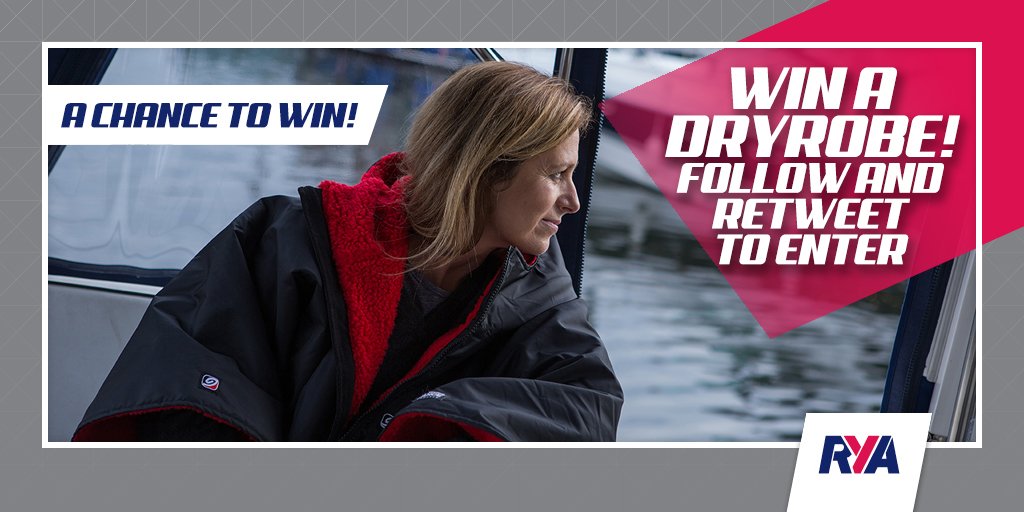 Be in with a chance to win 1 of 5 Dryrobes, RT and Follow <a href="/RYA/">RYA</a> to enter! #ryacomp rya.org.uk/go/win