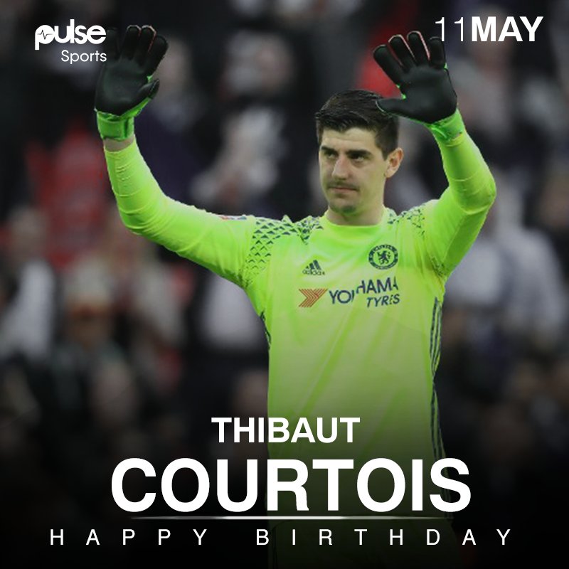 Thibaut Courtois turns 25 today, happy birthday!   