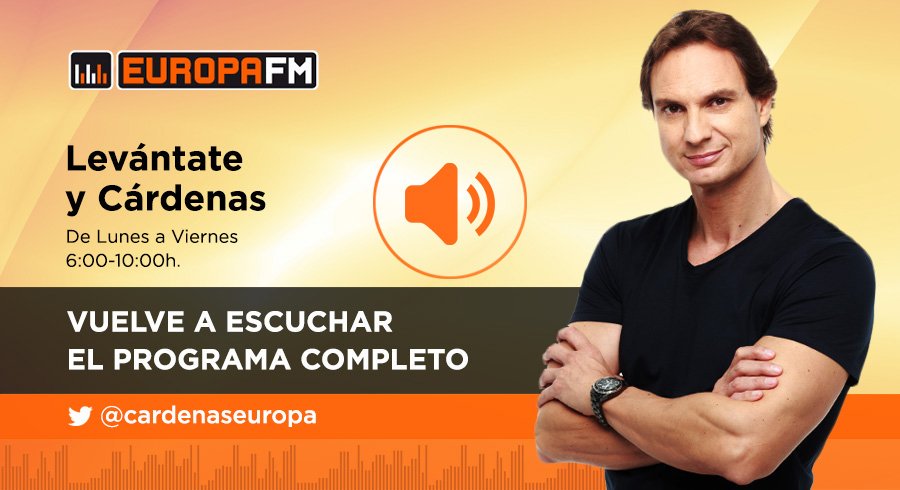 🔊 #COMPLETO ¡Vuelve a escuchar el programa de hoy y disfruta de bromas y mejores momentos con <a href="/_javiercardenas/">Javier Cárdenas</a>! eufm.red/n3nvn1