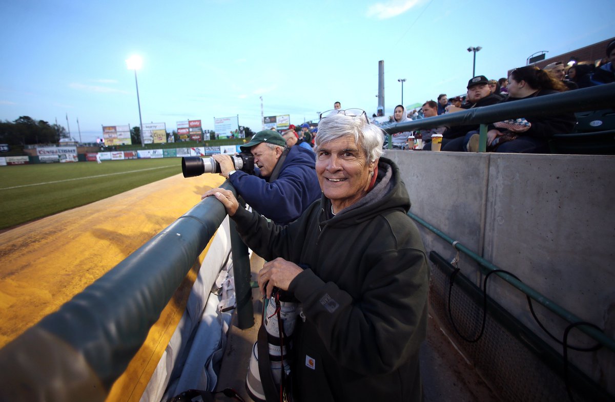 BobKarpDR's tweet photo. ThankU @GreenvilleDrive & @BlueClaws 4 sharing dugouts w @ptackerman & I for 1st of 5 'Capture the Moment' at FirstEnergy Park #APPinsider https://t.co/YuYu6XJ4dN