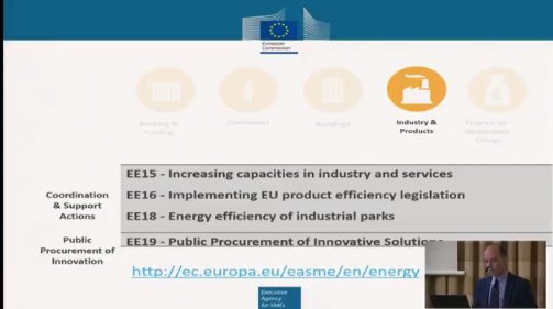 EU_BUILDUP's tweet photo. #FosterREG @PhilippeMoseley presents the 4 main areas of #funding for #buildings : Deadline is coming up ! https://t.co/iqw5qvgKnb