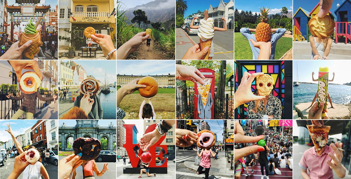 JeffSiepman's tweet photo. How epic is this Instagram account? Its the most unique food/travel diary I've ever seen. #FoodWithLegs #FoodDiary https://t.co/ewcKjzXpGf https://t.co/VMGA6Vs9uB
