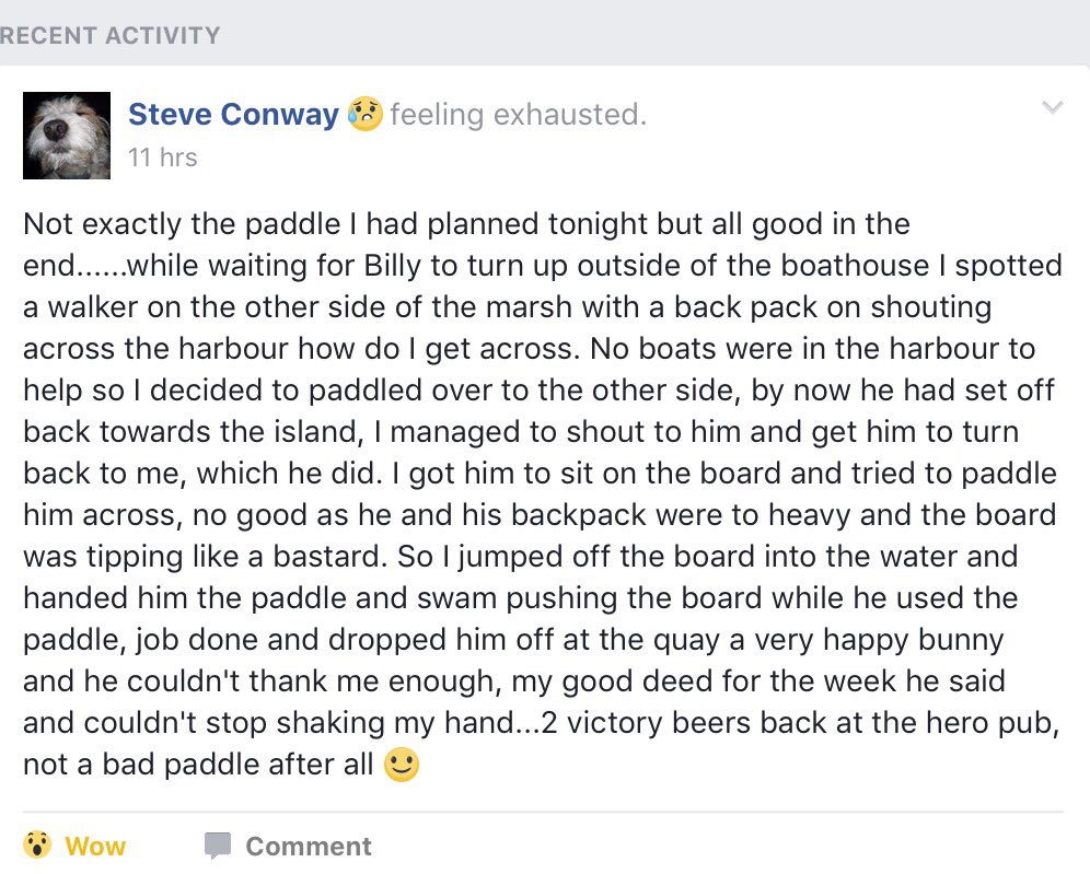 Last night, club member 'Steve Conway' initiated what could be the first SUP based Rescue on the North Norfolk Coast. #BurnhamOveryStaithe