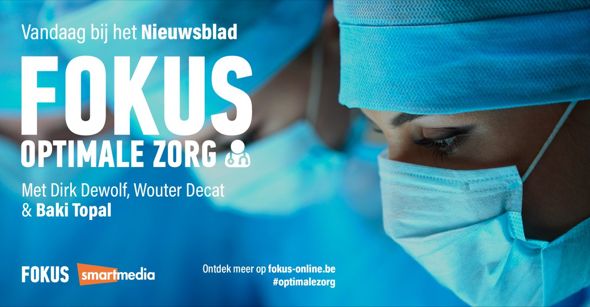 SmartMediaBE's tweet photo. Vandaag vind je bij @Nieuwsblad_be ons nieuw #contentmarketing dossier Fokus Optimale Zorg! #optimalezorg https://t.co/QDcS4uu7jN