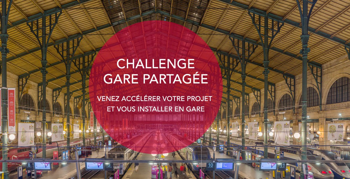 ConnectGares's tweet image. C&apos;est la 2e édition de notre challenge #GarePartagée avec @OuiShare_Fr ! Proposez votre projet jusqu&apos;au 11 juin ➡️ sn.cf/gare-partagee