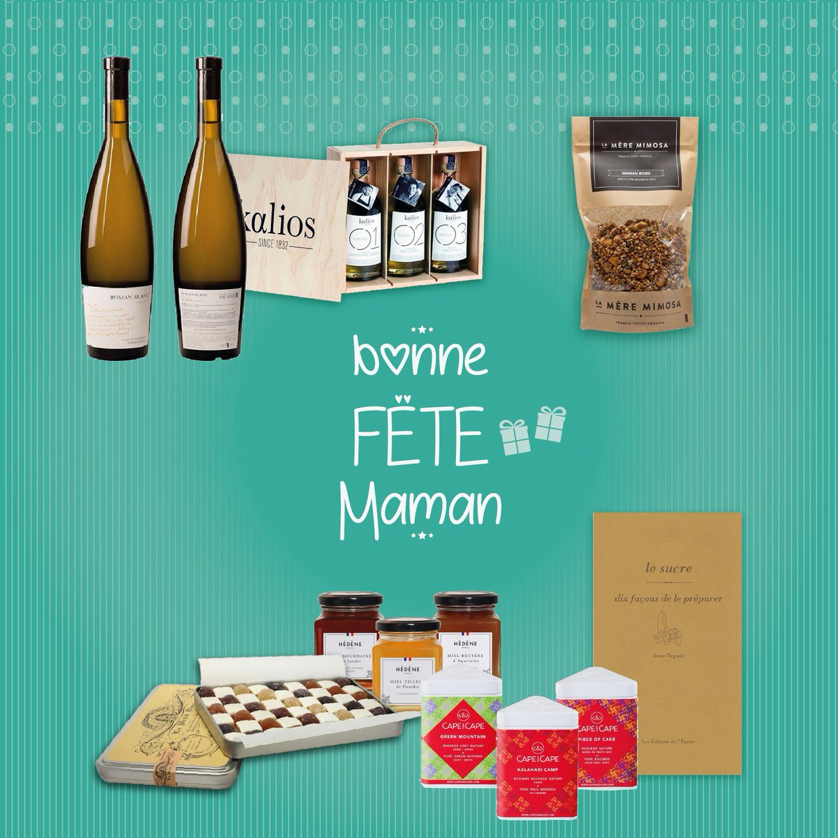 mgardemanger's tweet photo. Sélection fête des mères
Préparez-lui une Fête des Mômans douce &amp; gourmande => https://t.co/AfdDj7QWYh
#fetedesmeres #cadeaugourmand https://t.co/08gGsXaBew