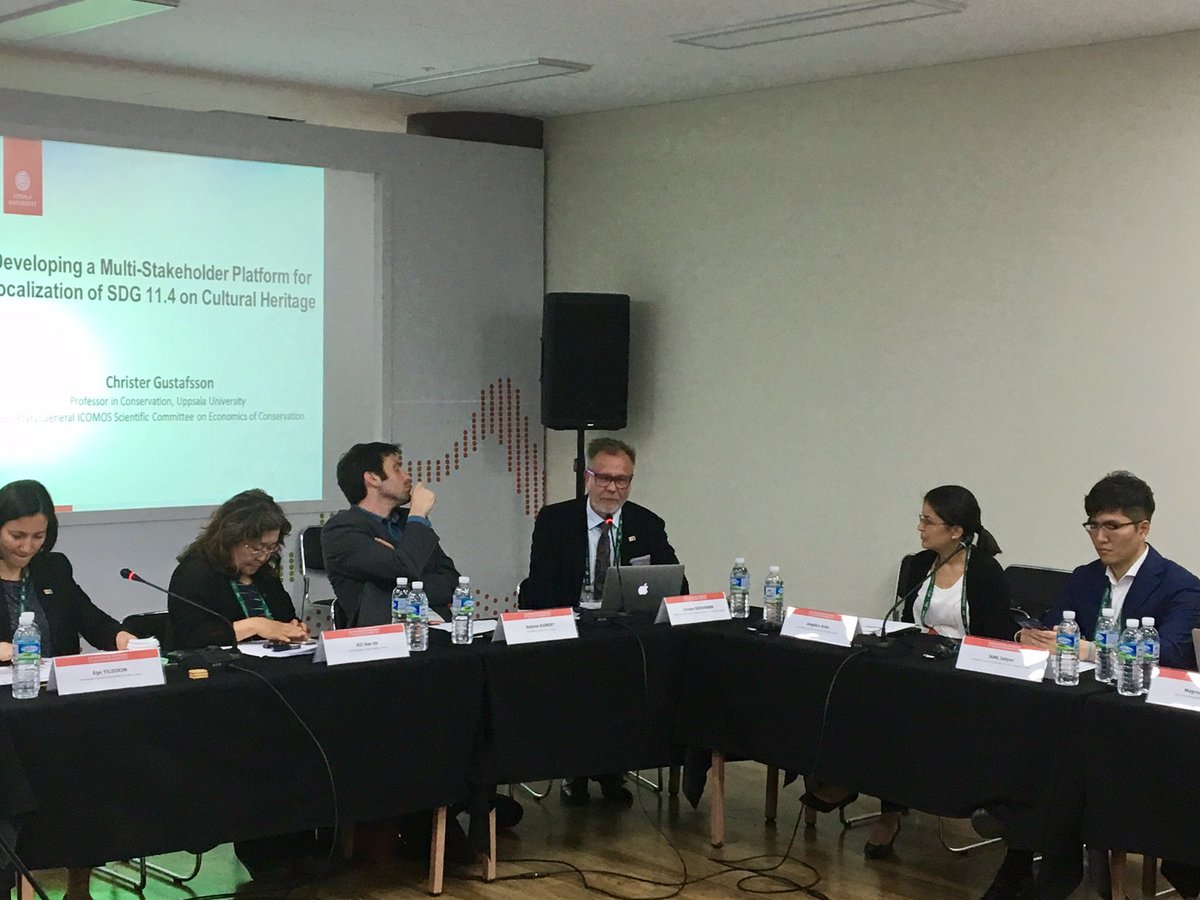 What gets measured gets done! Sweden's Christer Gustafsson describes civil society efforts to refine indicators for #SDG 11.4 #CultureSummit