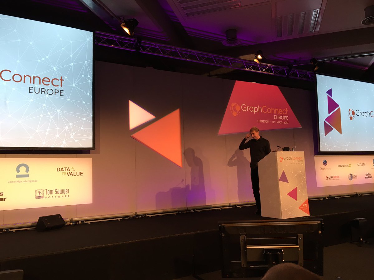 albertodela80's tweet photo. @emileifrem talking at the opening keynote @GraphConnect. Coooool! @AgileLARUS https://t.co/FfTrwxQkEY