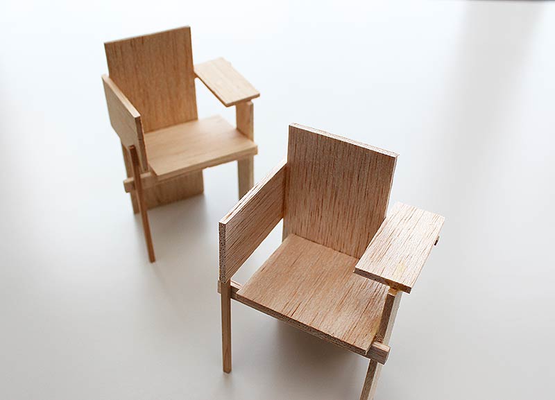 デザイナーズチェア（のミニチュア）をつくろう！ モダンデザインの