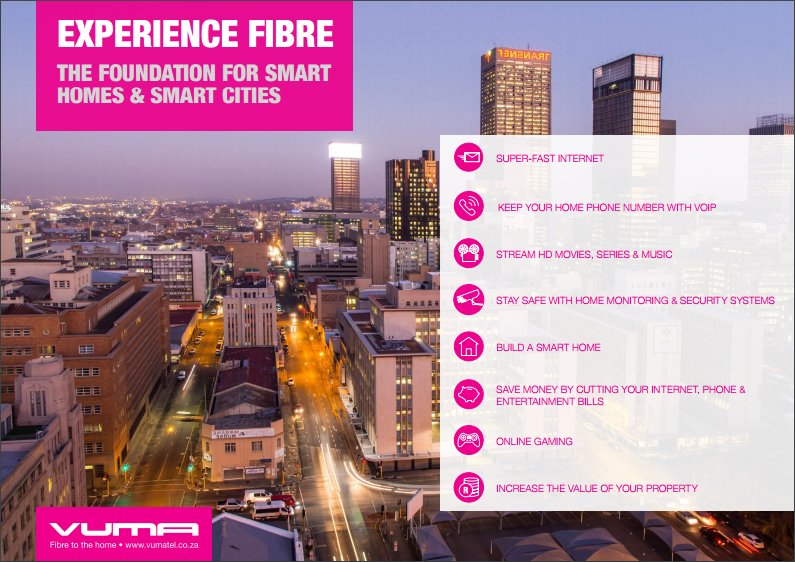 "Interested in discovering more about VUMA, its service providers &amp; packages? Take a look at the VUMA catalogue cdn.vumatel.co.za/files/Catalogu…"