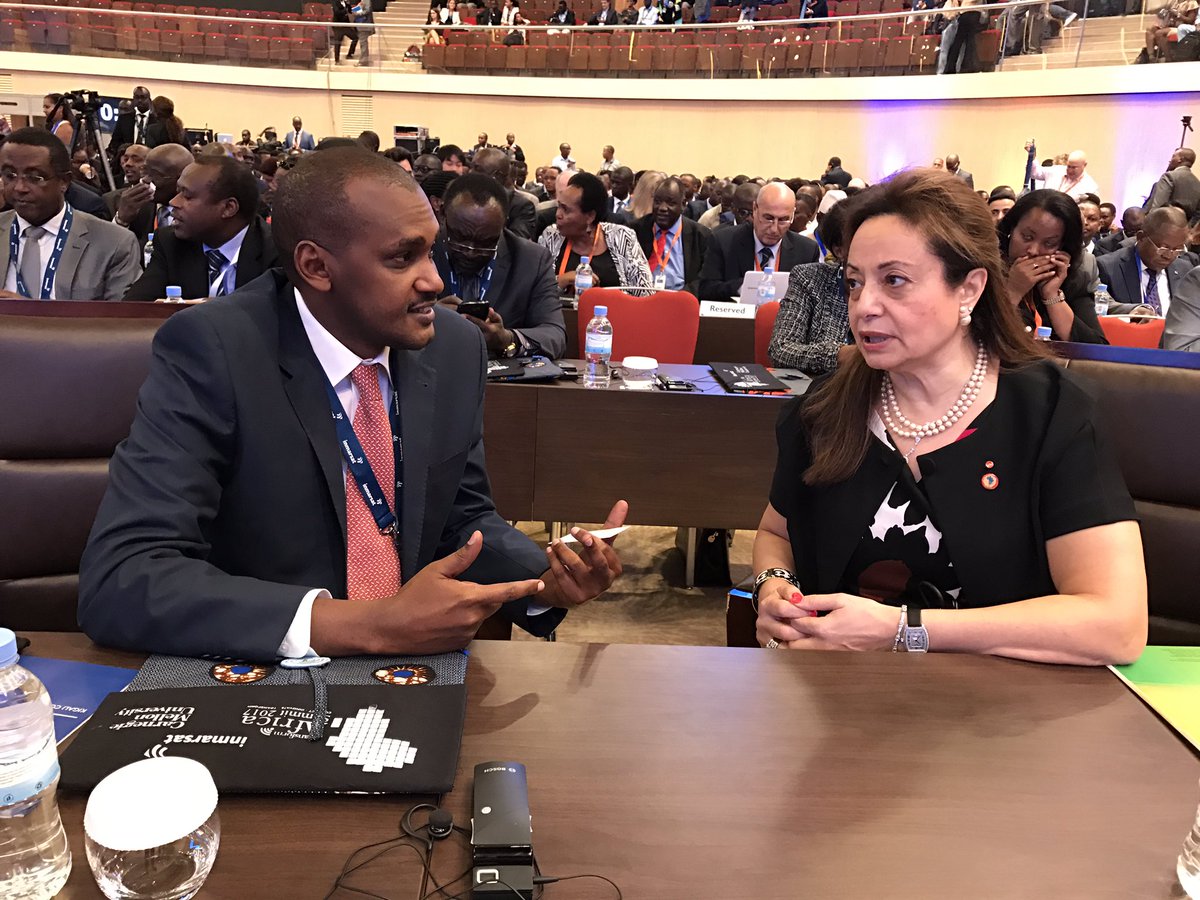 FrankTumwebazek's tweet photo. A chat with #DRAmanai commissioner 4 infra.&energy @_AfricanUnion on hw 2 work 2gether 2scale up efforts on achieving #digitalliteracy 4 all https://t.co/GcV2XrI76y
