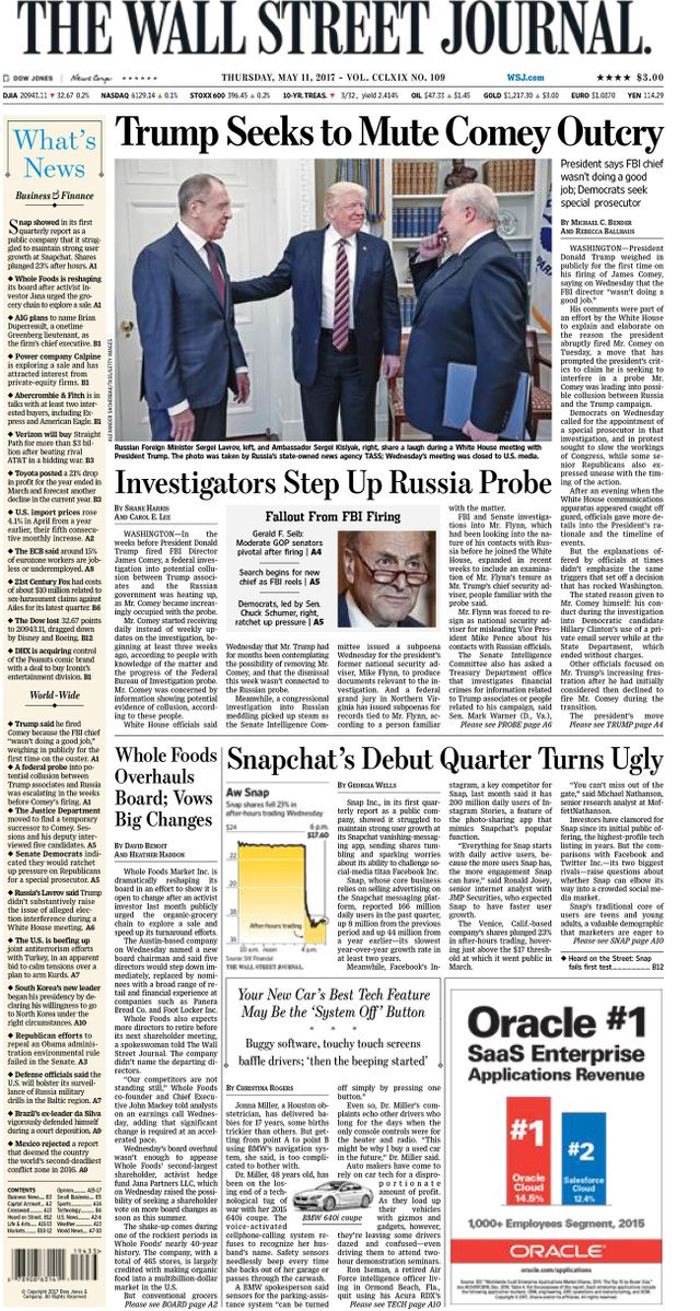 Take an early look at the front page of The Wall Street Journal
 ln.is/nmxiW by #GregBensinger via <a href="/c0nvey/">Convey</a>