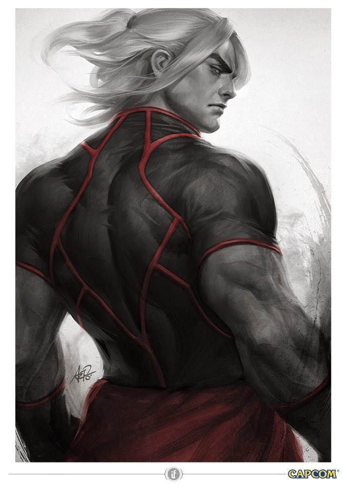 Some of my official artworks for Street Fighter V. #capcom