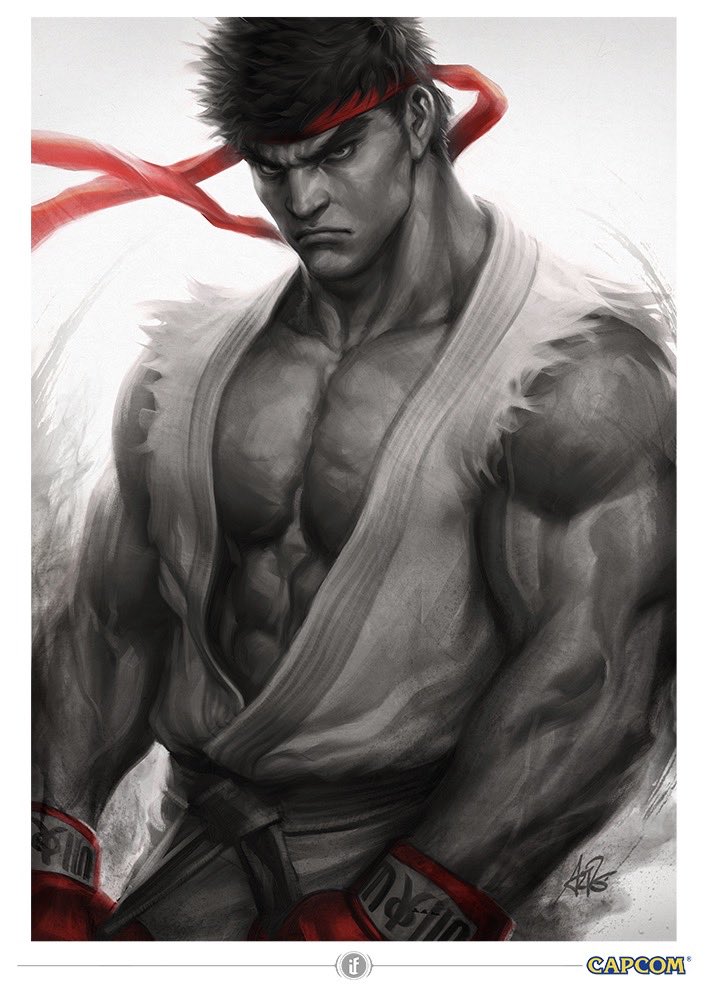 Some of my official artworks for Street Fighter V. #capcom
