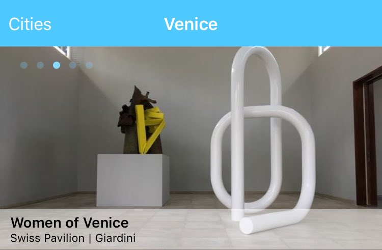The Czech/Slovak, Austrian, German, and Swiss Pavilions all featured on See Saw Venice. #Giardini 🚣🏻📍