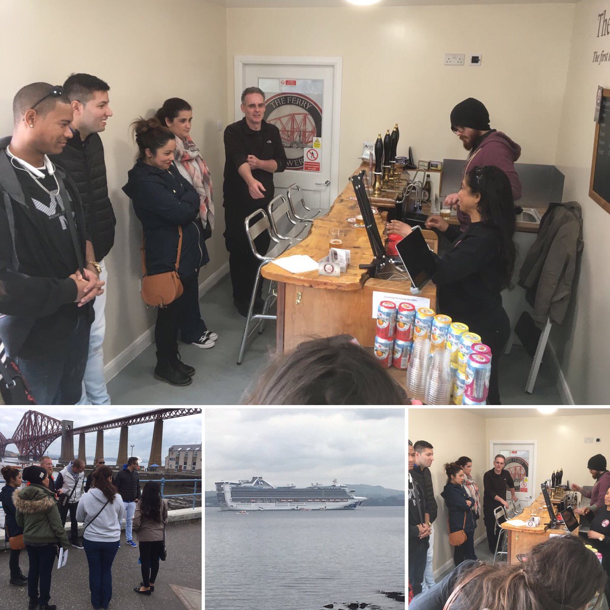 Successful familiarisation trip for the crew of the Caribbean Princess cruise ship 🚢 #lovequeensferry