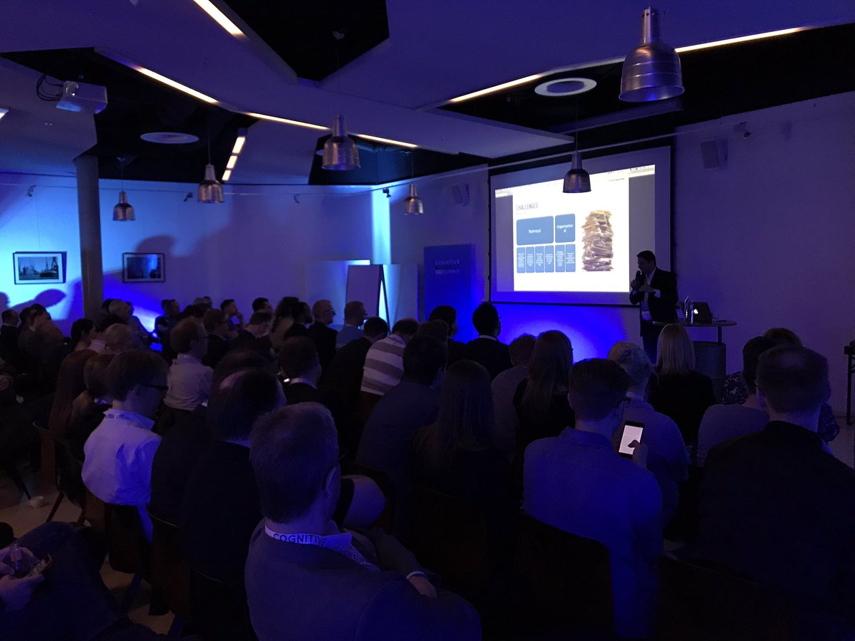 Über 100 Teilnehmer bei unserem Event #CBS17 w/ @IBMWatson, <a href="/lufthansa/">Lufthansa</a> u.v.m. #KI #AI