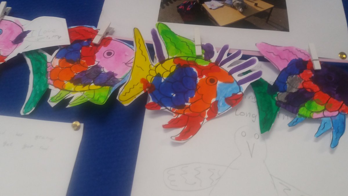 PiggottLibrary's tweet image. We were feeling fishy yesterday at Charvil Piggott Primary. We have some budding artists in Year 1!