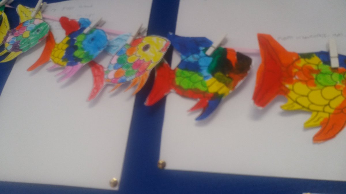 PiggottLibrary's tweet image. We were feeling fishy yesterday at Charvil Piggott Primary. We have some budding artists in Year 1!