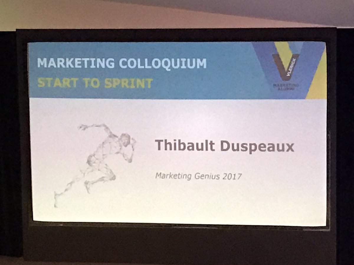Very proud to see our Marketing Genius on stage! #collo17