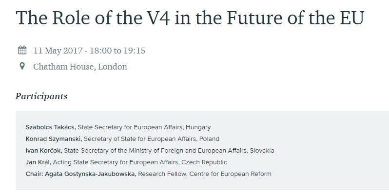 PolishEmbassyUK's tweet photo. Minister Szymański will participate in a discussion on the role of the #V4 in the future of the EU at @ChathamHouse: https://t.co/XBVUeVGrHY https://t.co/yt7bhJwLEy