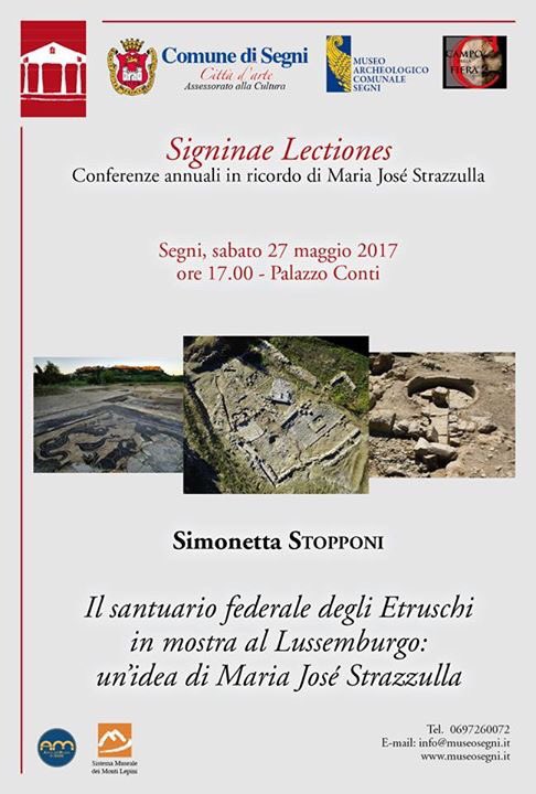 FedericaColaiac's tweet photo. #SegniArcheologia @MuseoSegni @SegniProject @SegniTurismo #nottedeimusei2017 #giornatainternazionaleicom #conferenzastrazzulla #maggio2017 https://t.co/7S3gD845JR