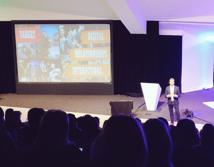 Our Marketing Genius 2017 is on stage at #collo17! Good luck, Thibault! #daretoconnect #desperados