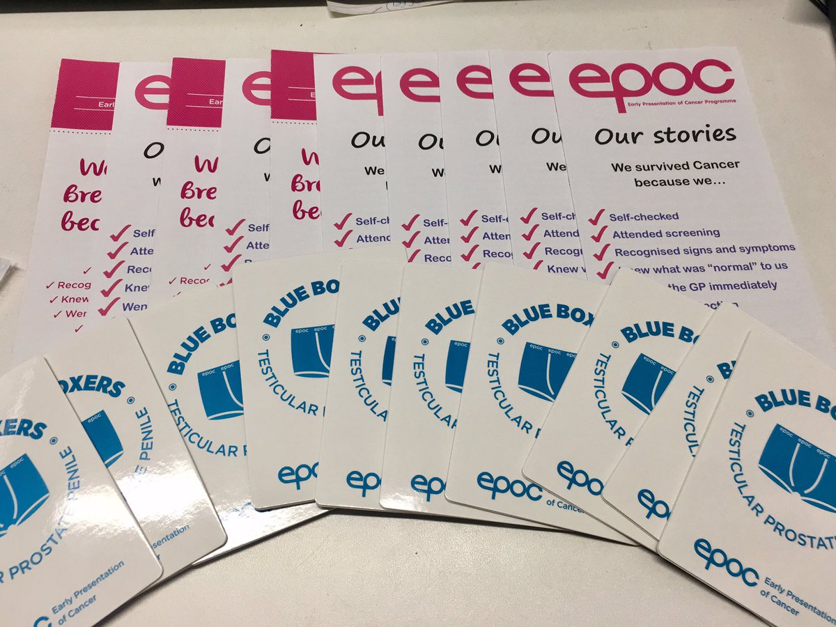 In store today we have the team from Early Presentation of Cancer (EPOC) raising awareness #EPOC