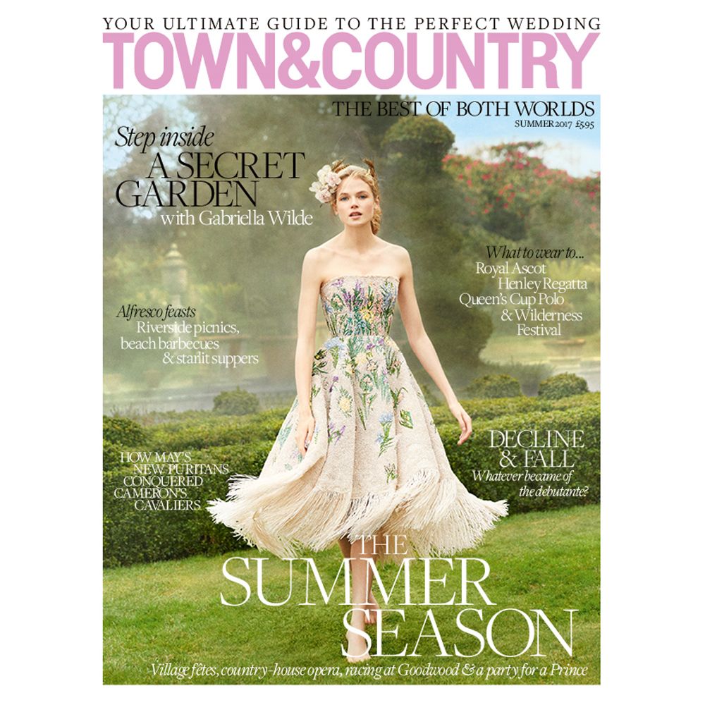 townandcountry's tweet image. We’re proud to unveil the cover of our summer issue, on sale 16 May, starring the actress and model @GabriellaWilde1 in @Dior haute couture…