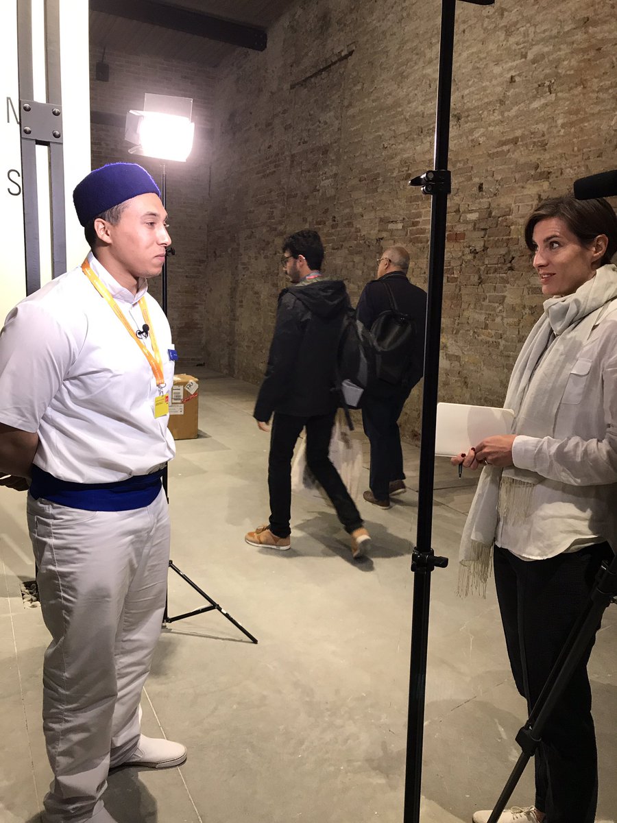 absenceofpaths's tweet photo. Press morning with @AJEnglish @AJENews interviewing our curator Lina Lazaar and one of the migrants granting #freesa #AbsenceOfPaths https://t.co/AxDAhmFIpF