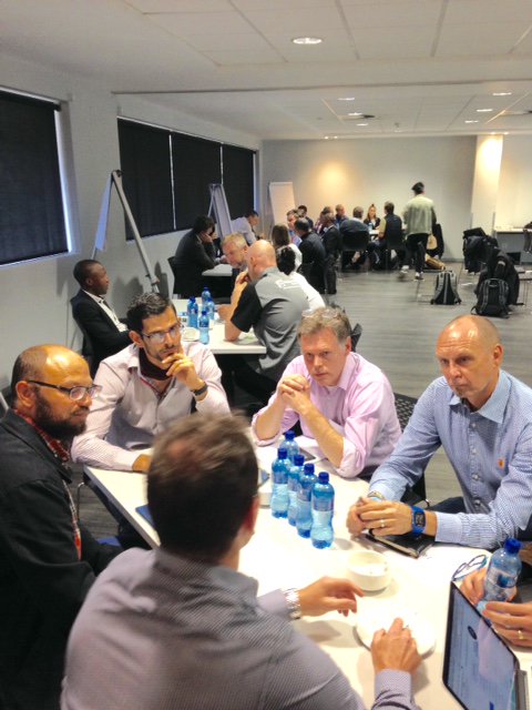 First #sbcFastTrack is in full swing in Cape Town. Inspiring pitches from #startups together we are creating open innovation ecosystems.