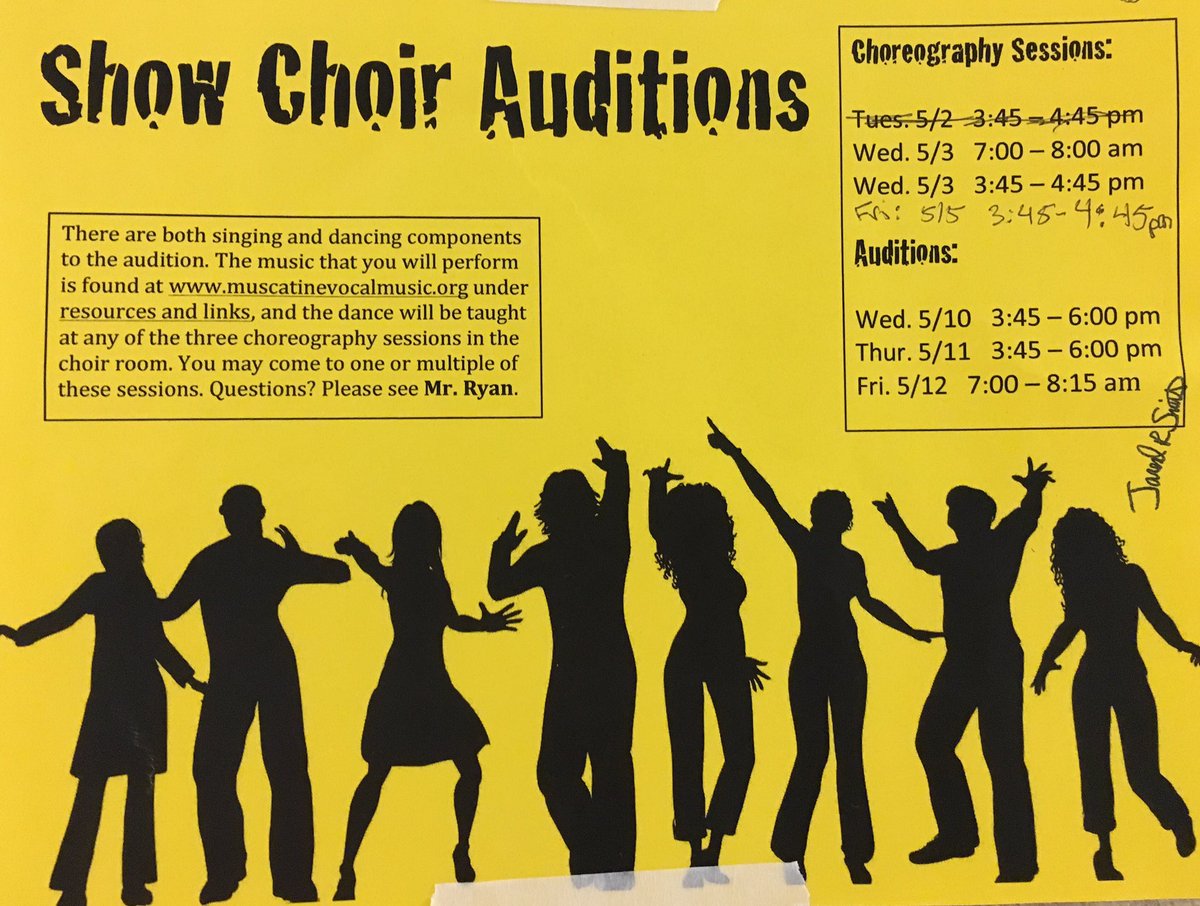 mhsencore18's tweet photo. Good Luck to all @mhsencore17 &amp; @RCRShowChoir auditioning for show choir 17-18! https://t.co/VUdShXnJXe