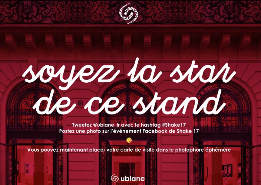 Hey 👋🏼 ! Retrouvez-nous au J15 du <a href="/ShakeEvent/">Shake Event</a> 
On a un photophore éphémère,  viens et on t'en dis plus.  #shake17 ! 🚀