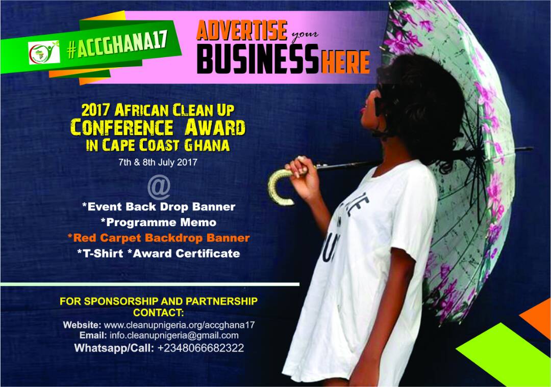 acinigeria's tweet photo. Environmentally conscious persons and organisations can leverage on #ACCGHANA17 for adverts/sponsorship/partnership https://t.co/FoGUf0xKuk