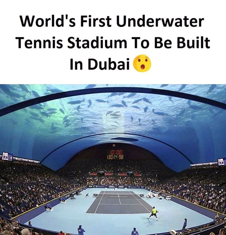 Could Dubai Be the Site of an Underwater Tennis Court?