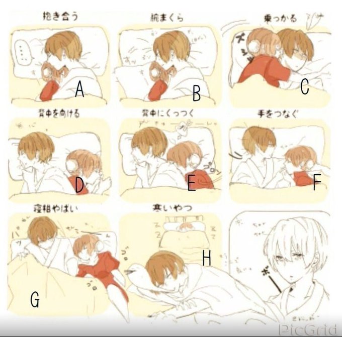 Rtした人に一緒に寝るならどれか言うのtwitterイラスト検索結果