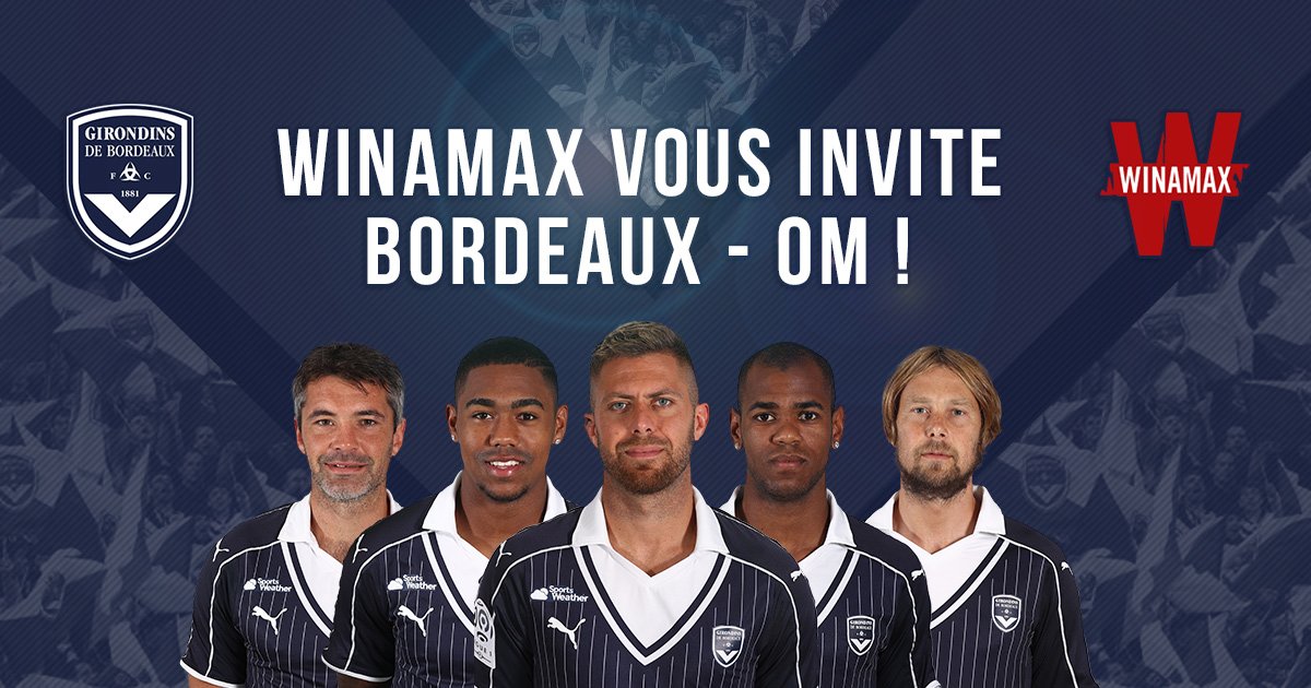 Winamax Sport 🔞 (@winamaxsport) on Twitter photo Deux lots de deux places en tribunes à gagner pour <a href="/girondins/">FC Girondins de Bordeaux</a> - <a href="/OM_Officiel/">Olympique de Marseille</a>, dim. 14 mai à 21h. RT+ Follow pour jouer ! Deux lots de deux places en tribunes à gagner pour <a href="/girondins/">FC Girondins de Bordeaux</a> - <a href="/OM_Officiel/">Olympique de Marseille</a>, dim. 14 mai à 21h. RT+ Follow pour jouer !
