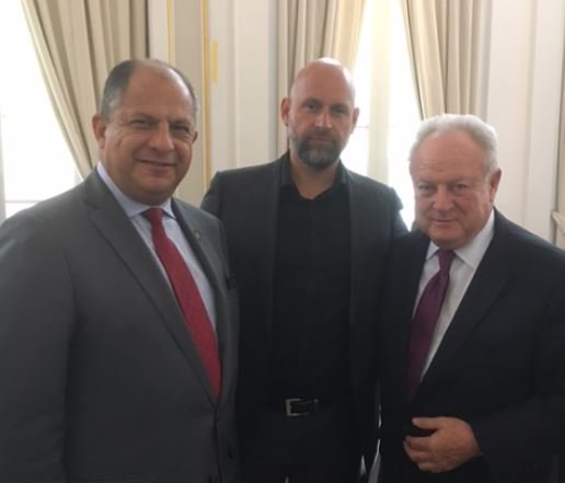Benefits of Nature was invited to a business lunch with the president of Costa Rica to discuss future (sustainable) economic relationship