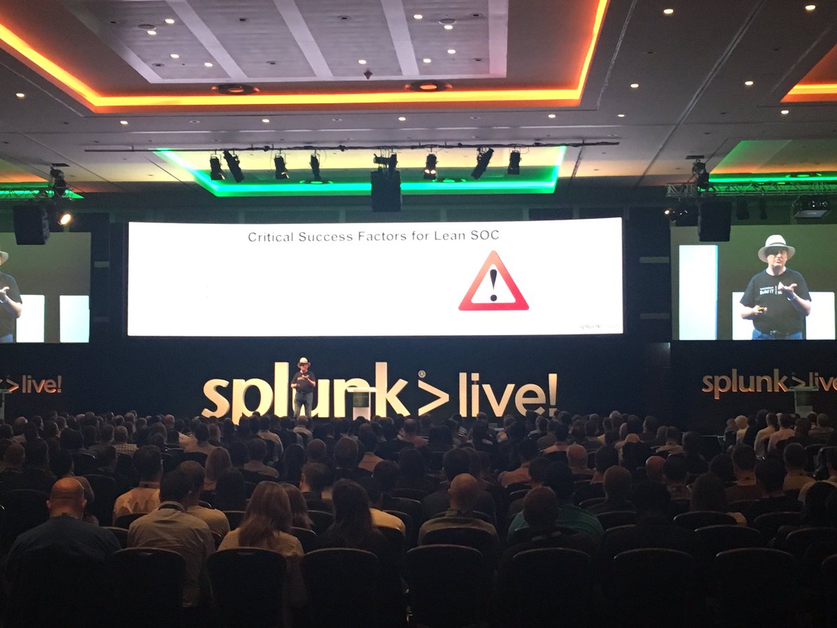 hanlon_james's tweet photo. Nick Bleech from Travis Perkins - security needs to enable the business #splunkliveldn 2017 https://t.co/JC5Tb5926N