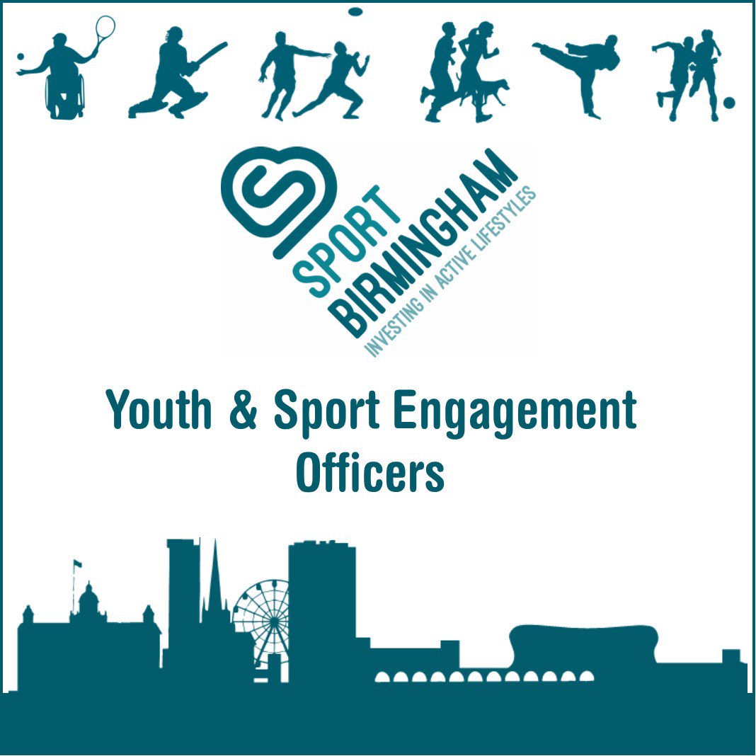 We're looking to hire 3 Youth &amp; Sport Engagement Officers for an exciting new project, find out more at sportbirmingham.org/jobs/4290 #jobsinsport