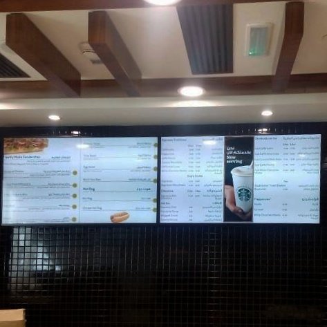 DigiCommUAE's tweet photo. #Digitalsignage menu boards done by #DigiComm for Pronto UAE. #BrightSign @BrightSign #DigiCommUAE https://t.co/mAlZvOe3LF
