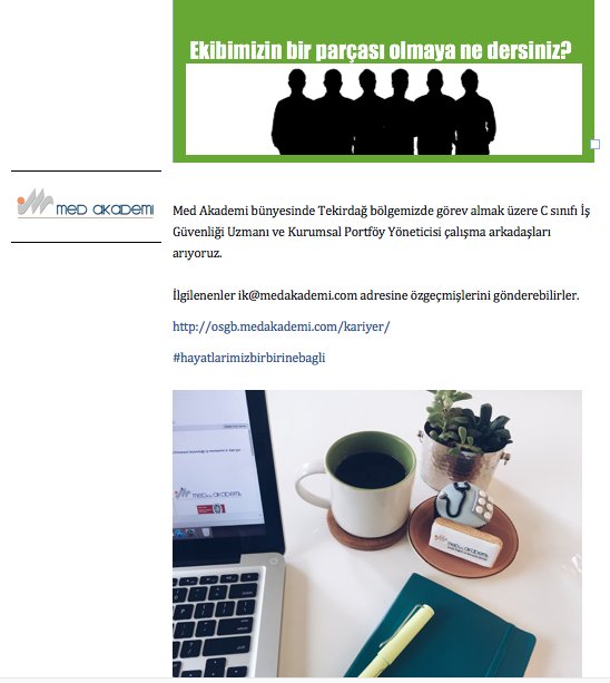 Takımın parçası olmak istemez misiniz?