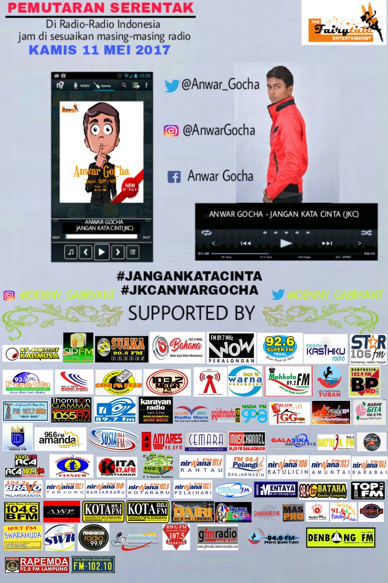 #PemutaranSerentak #NP Jangan Kata Cinta JKC) by <a href="/Anwar_GoCha/">Anwar GoCha</a> <a href="/denny_gabryant/">DENNY GABRYANT</a> On #TuguPahlawan #17LaguDangdutPalingMenawan