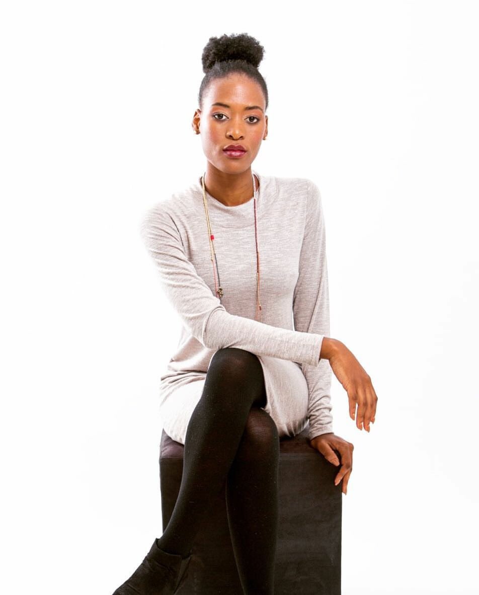 fivefishsa's tweet photo. It's winter dress time @fivefishsa ❄️@khumalo_lile looks stunning in this dress with black tights & ankle boots. #fivefish #winterstyle https://t.co/CYJk9Nmkdb