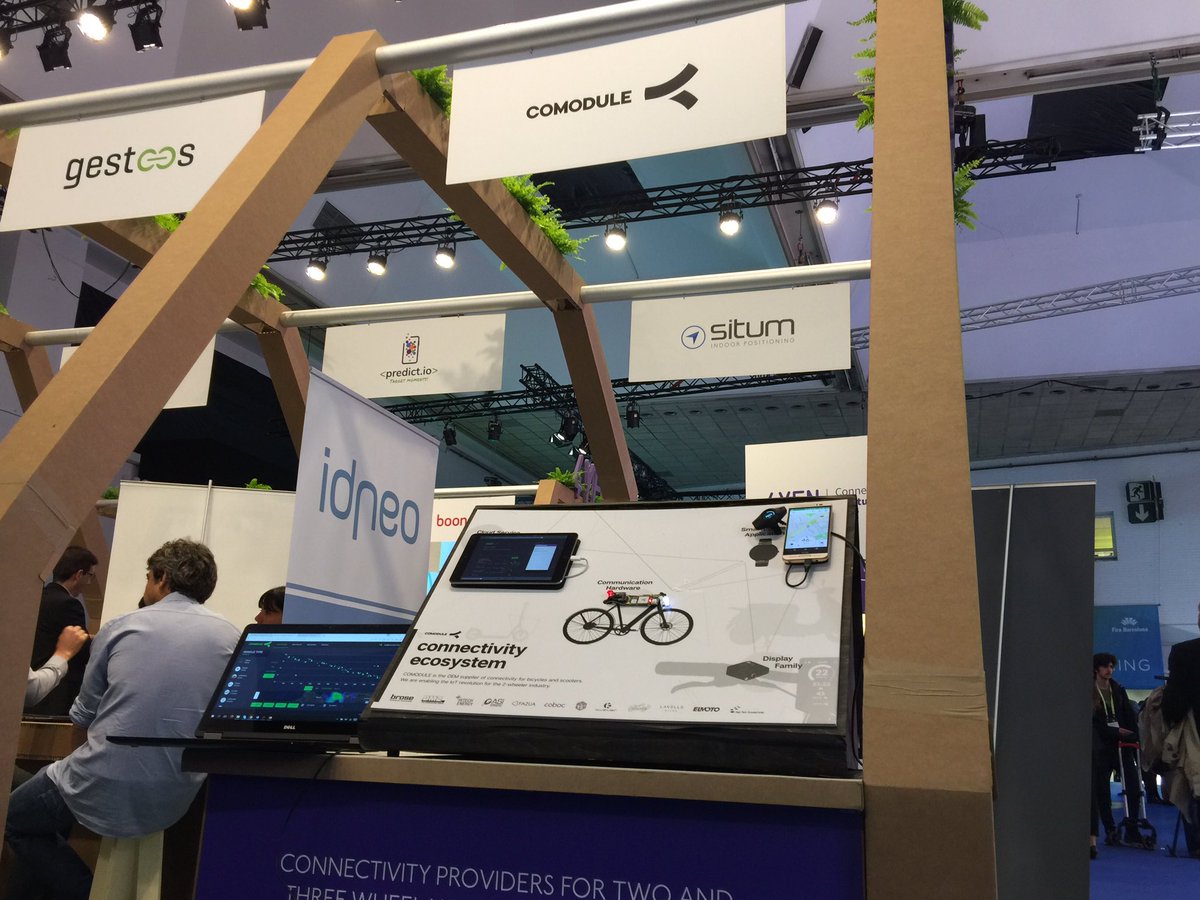 connectedhub's tweet photo. Discover #COMODULE, one of the smallest #IoT communication devices for electric vehicles - @4YFN_MWC #connectedhub https://t.co/c0wkmL6fgz