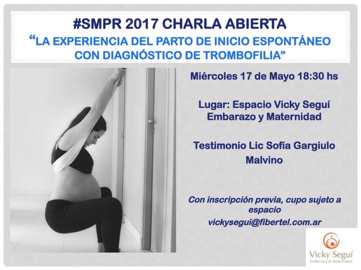 vickysegui's tweet image. Charla abierta y gratuita con inscripción previa. #SMPR2017