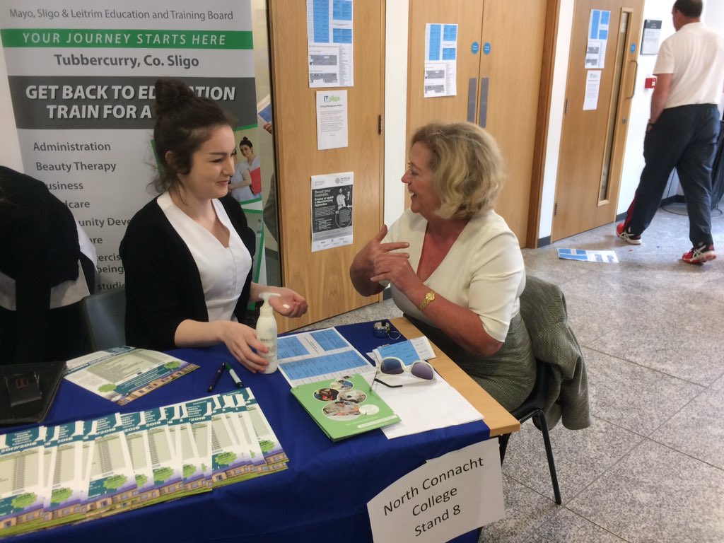 NorthConCollege's tweet photo. Hand massages on offer at our stand #nwcareerfest @msletb @SOLASFET @Chamber_Tubber https://t.co/U8kEp4Hyl0