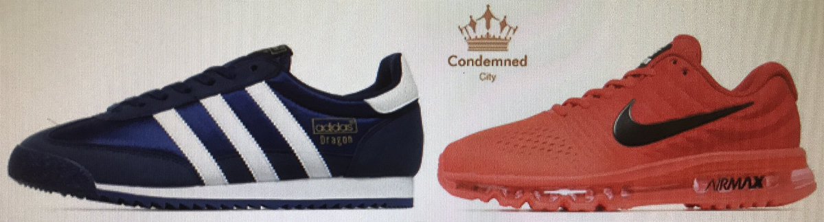 Condemned_City's tweet photo. New Trainers available in a variety of colours!! Hurry up before they all go!! #CCity #ThursdayThoughts https://t.co/DGnHtFfw9h